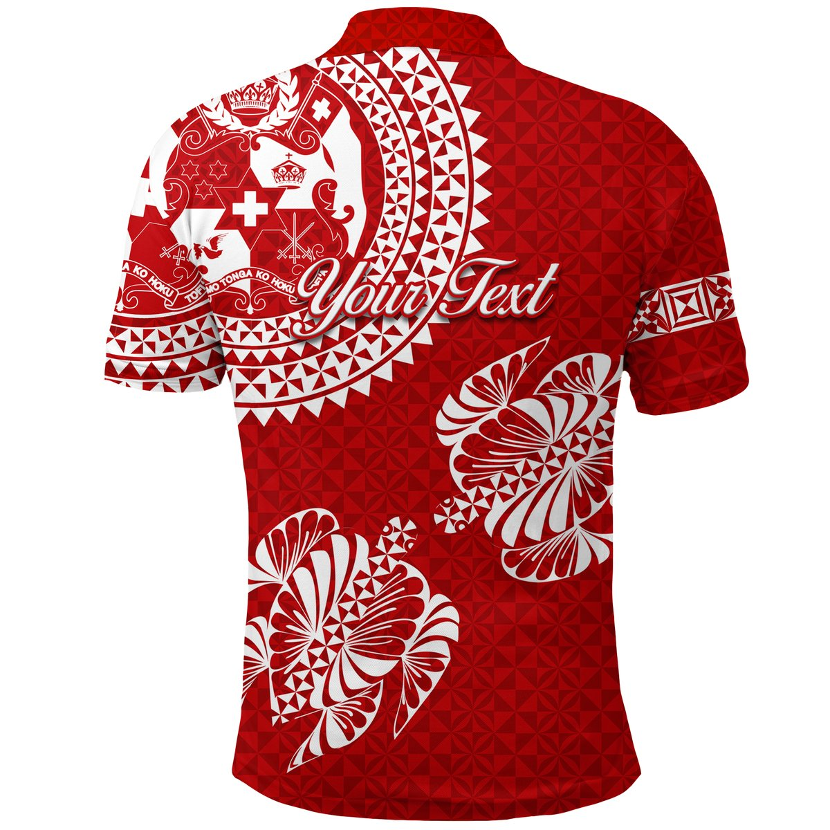 Custom Valentine Day Tonga Couple Love Queen Polo Shirt Tongan Turtle LT12 - Polynesian Pride