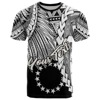 Cook Islands Polynesian Custom T Shirt Tribal Wave Tattoo White Unisex White - Polynesian Pride