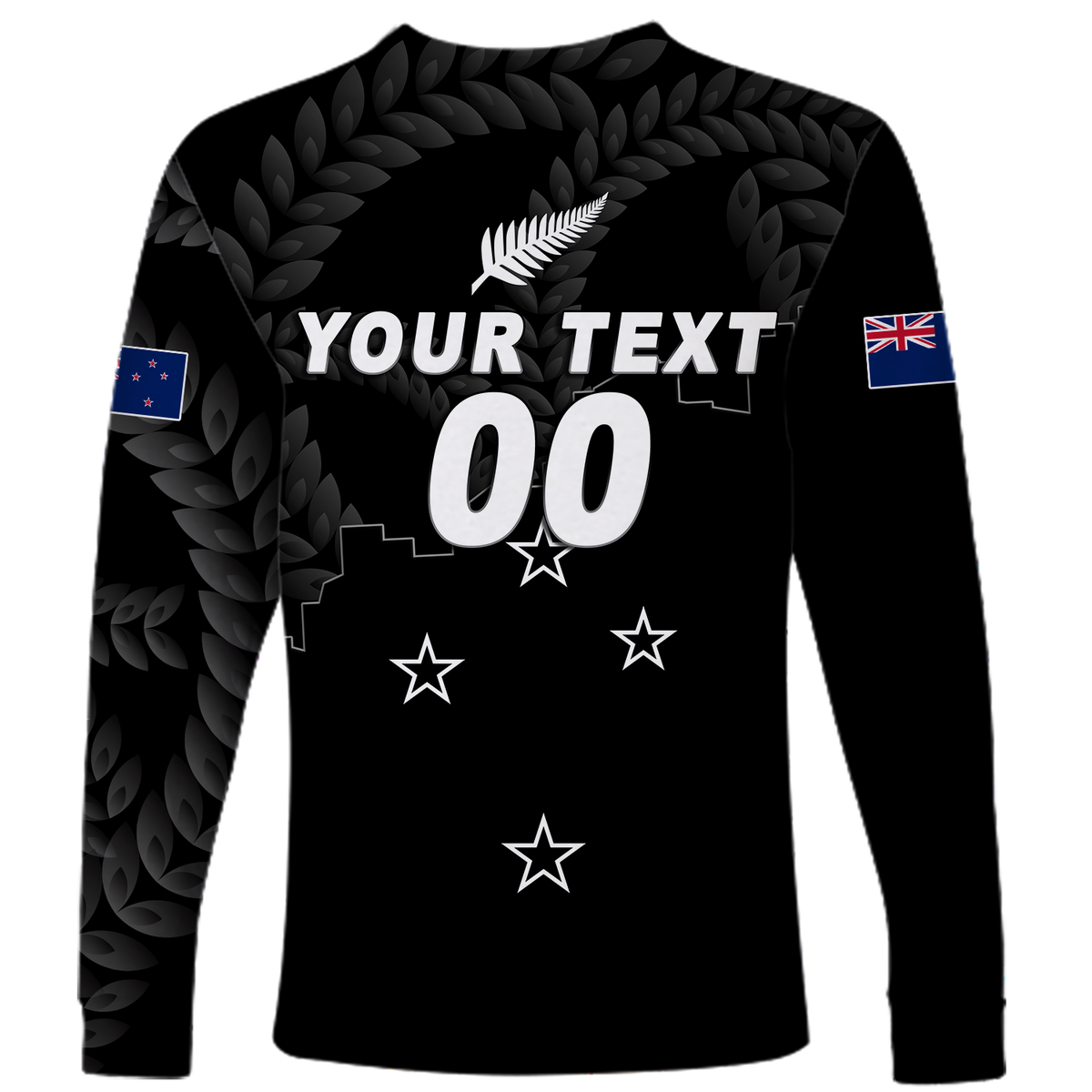 (Custom Personalised) New Zealand Champions Rugby 2022 Long Sleeve Shirt - LT12 - Polynesian Pride