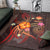 Marshall Islands Polynesian Area Rug - Legend of Marshall Islands (Red) - Polynesian Pride