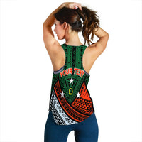 (Custom Personalised) Vanuatu Penama Province Tribal Pattern Women Tank Top - LT12 - Polynesian Pride