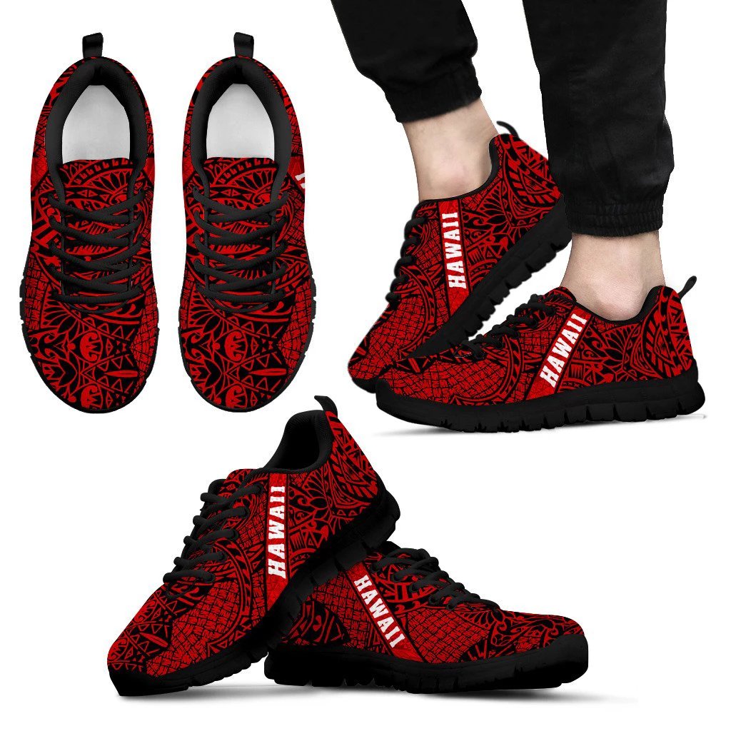 Hawaii Polynesian Sneakers 01 Men's Sneakers Black - Polynesian Pride