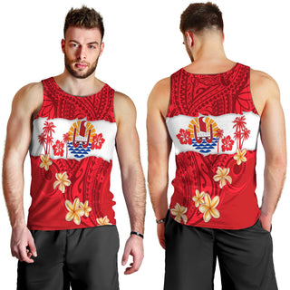 Tahiti Polynesian Men Tank Top Mythical Destination LT13 - XS / Red
