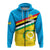 Vanuatu Torba Province Zip up Hoodie Flag Style LT12 - Polynesian Pride