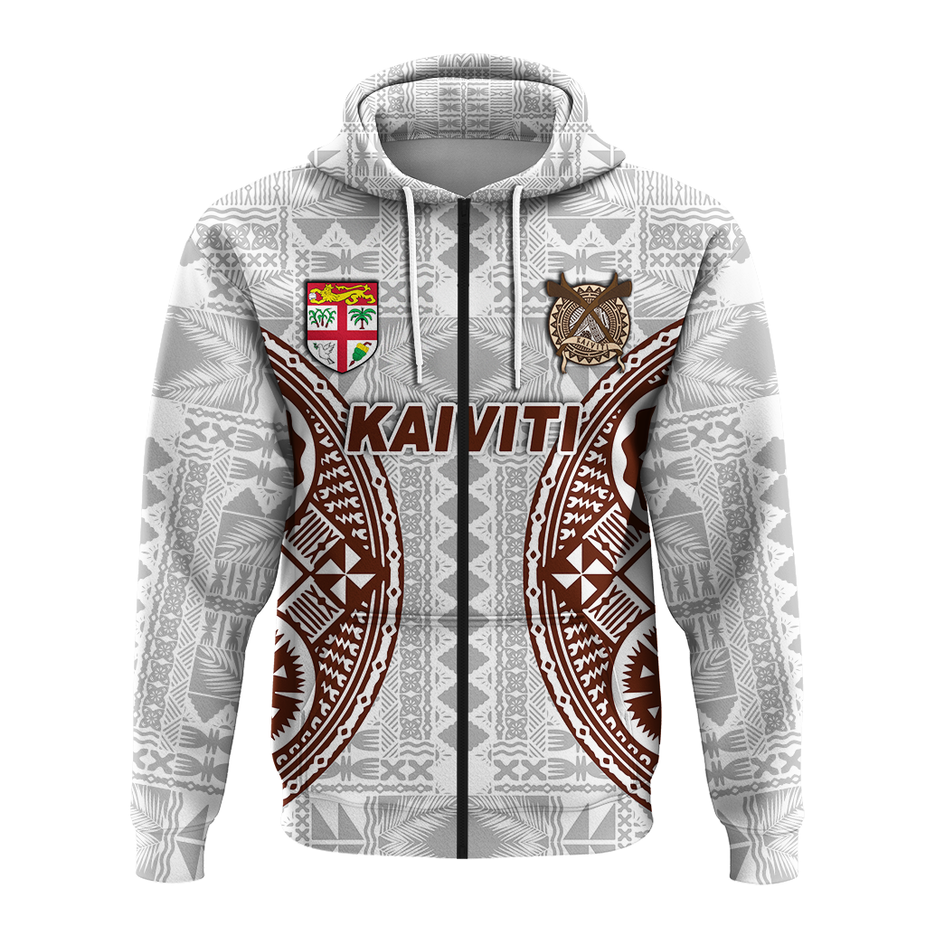 Fiji Kaiviti Tapa Pattern Hoodie LT12 - Polynesian Pride