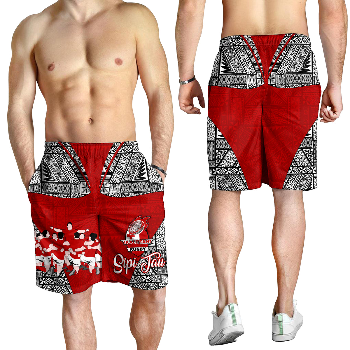 Tonga Rugby Ikale Tahi Sipi Tau Men Short - LT2 - Polynesian Pride
