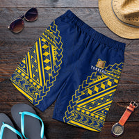 Tokelau Men Shorts Coconut Palm Leaf LT13 - Polynesian Pride