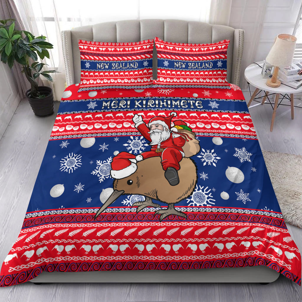 New Zealand Maori Meri Kirihimete Bedding Set - LT2 - Polynesian Pride