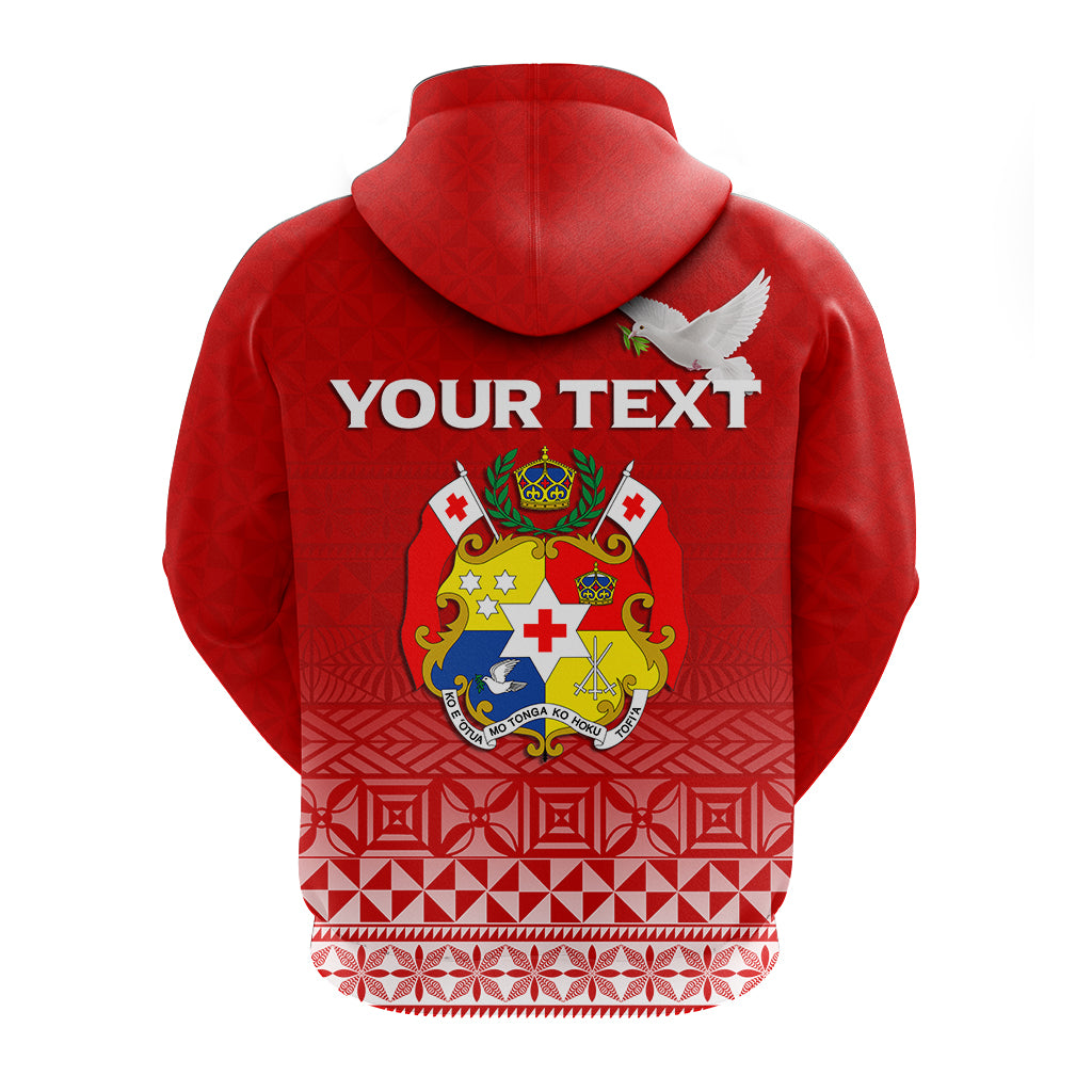 Custom Tonga Haapai Zip Hoodie Tongan Pattern LT12 - Polynesian Pride