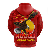American Samoa Hoodie Nuuuli Manulele Tausala Eagle LT12 - Polynesian Pride