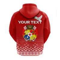 Custom Tonga Niua Islands Zip Hoodie Tongan Pattern LT12 - Polynesian Pride