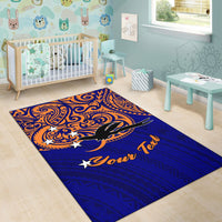 (Custom Personalised) Papua New Guinea New Ireland Pride Area Rug - LT12 - Polynesian Pride