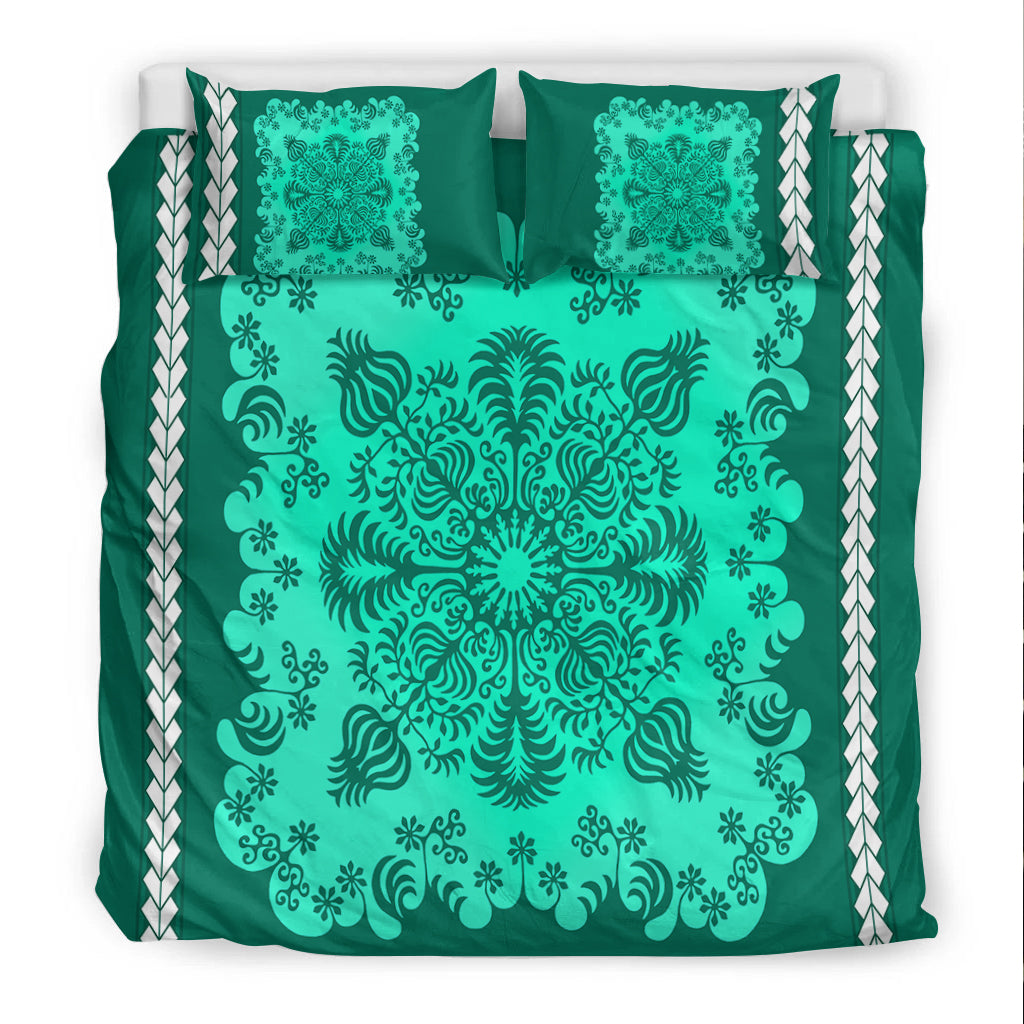 Hawaii Bedding Set Pattern Version Special Green LT13 - Polynesian Pride