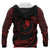 Yap Micronesia ll Over Hoodie Red Tribal Wave - Polynesian Pride