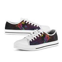Wallis and Futuna Low Top Shoes - Butterfly Polynesian Style - Polynesian Pride