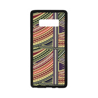 Polynesian 04 Rubber Phone Case One Size Samsung Galaxy Note 8 Black - White - Polynesian Pride