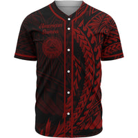 American Samoa Baseball Shirt - Red Wings Style Unisex Gold - Polynesian Pride