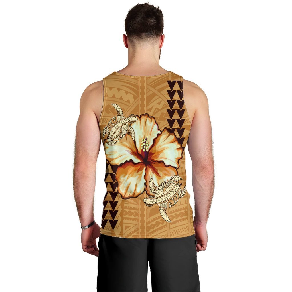 Hawaiian Hawaiian Vintage Hibiscus Tank Top AH - Polynesian Pride