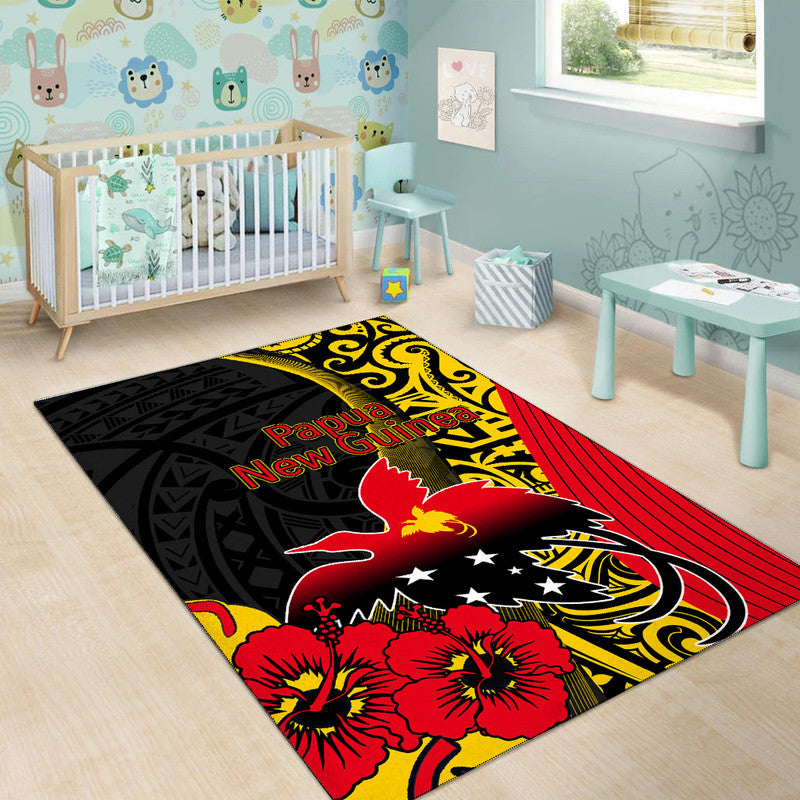 Papua New Guinea Area Rug Vibe Style LT6 - Polynesian Pride