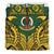 Vanuatu Duvet Cover Set - Vanuatu Coat Of Arms Premium Green - Polynesian Pride