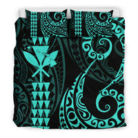 Kanaka Map Bedding Set Turquoise - Polynesian Pride