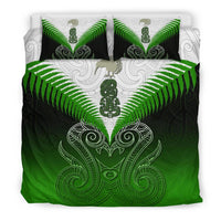 Maori Manaia Bedding Set Green - Polynesian Pride