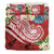 Polynesian Samoa Bedding Set - Summer Plumeria (Red) - Polynesian Pride