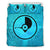 Yap Duvet Cover Set - Yap Flag Turquoise - Polynesian Pride