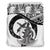 Vanuatu Duvet Cover Set - Vanuatu Coat Of Arms White - Polynesian Pride