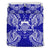 Polynesian Bedding Set - Tuvalu Duvet Cover Set Map Blue - Polynesian Pride