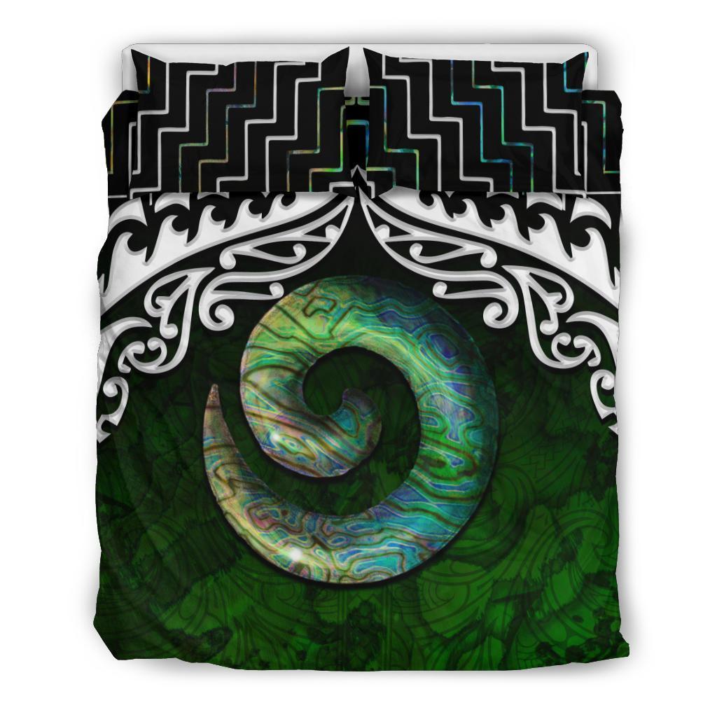 New Zealand Maori Koru Poutama Bedding Set - Polynesian Pride