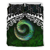 New Zealand Maori Koru Poutama Bedding Set - Polynesian Pride