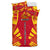 Papua New Guinea Duvet Cover Set - Polynesian Tattoo Flag - Polynesian Pride