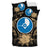 Yap Duvet Cover Set - Yap Flag & Reggae Hibiscus - Polynesian Pride