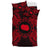 Polynesian Bedding Set - Cook Islands Duvet Cover Set Map Red - Polynesian Pride