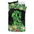 Maori Manaia Bedding Set Tropical Koru Fern With Plumeria Hibiscus - Polynesian Pride