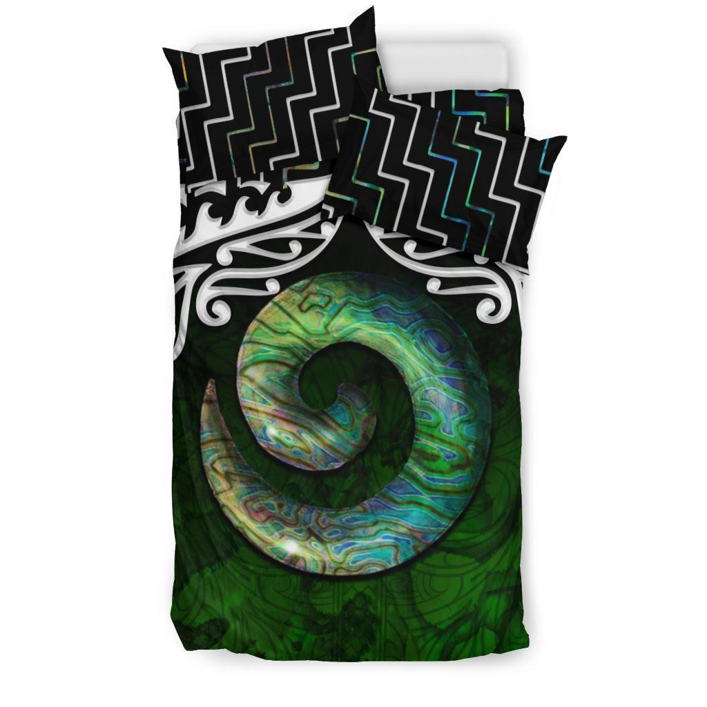 New Zealand Maori Koru Poutama Bedding Set - Polynesian Pride