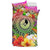 Yap Polynesian Bedding Set - Manta Ray Tropical Flowers - Polynesian Pride