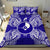 Polynesian Bedding Set - Yap Duvet Cover Set Map Blue - Polynesian Pride