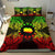 Polynesian Bedding Set - Cook Islands Duvet Cover Set Map Reggae - Polynesian Pride