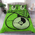 Yap Duvet Cover Set - Yap Flag Tattoo Green - Polynesian Pride