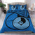 Yap Duvet Cover Set - Yap Flag Tattoo Blue - Polynesian Pride