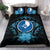 Yap Duvet Cover Set - Yap Flag & Blue Hibiscus - Polynesian Pride