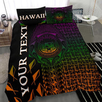Hawaii Custom Personalised Bedding Set - Hawaii Seal Rocket Style - Polynesian Pride