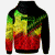 Papua New Guinea Hoodie Reggage Color Symmetry Style - Polynesian Pride