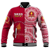 (Custom Text And Number) Beulah Tonga College Baseball Jacket Class Of Year Tongan Ngatu Pattern LT14 - Polynesian Pride