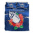 Samoa Rugby Bedding Set Manu Samoa Polynesian Hibiscus Blue Style LT14 - Polynesian Pride
