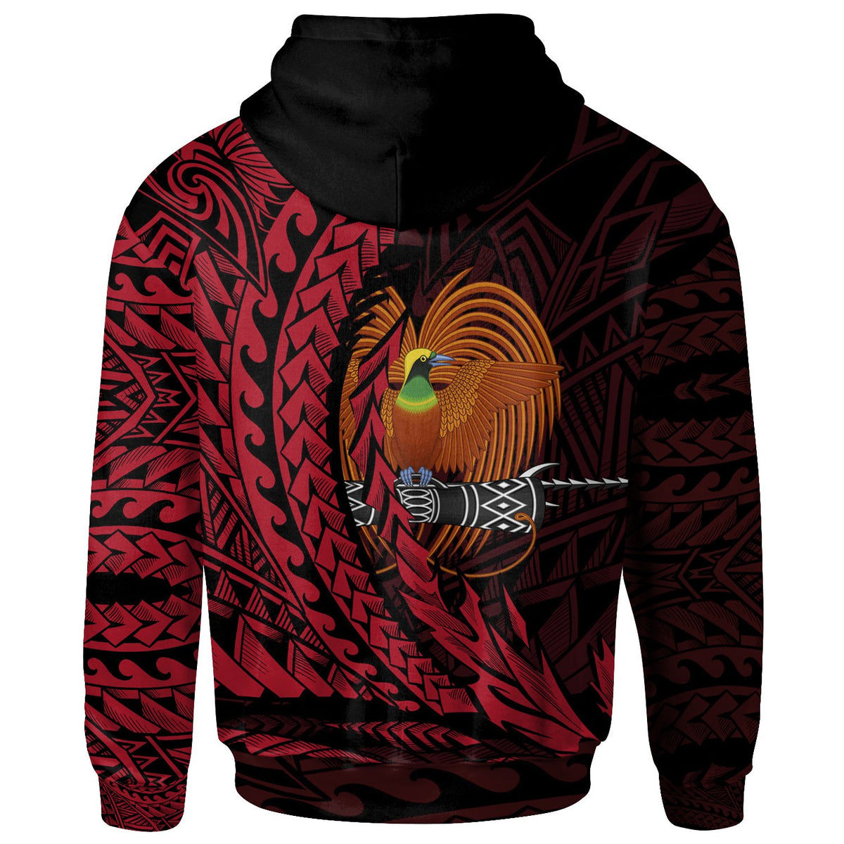 Papua New Guinea Hoodie Wings Style - Polynesian Pride