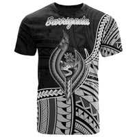 Guam T Shirt Barrigada Polynesian Patterns Unisex Black - Polynesian Pride