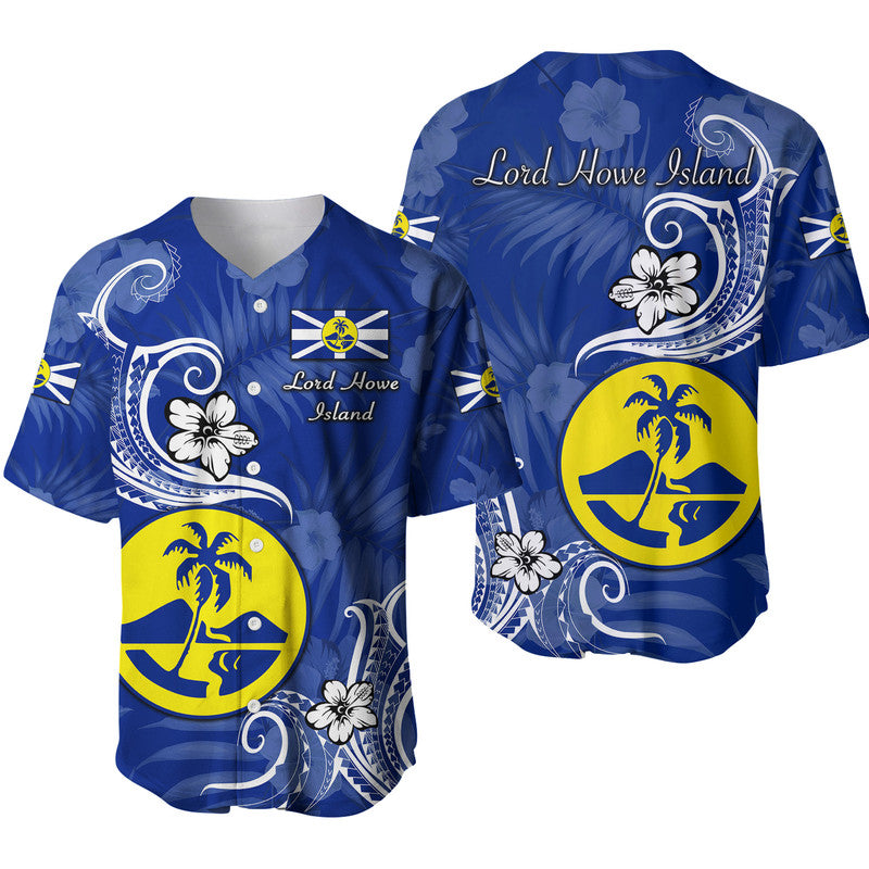 Lord Howe Island Baseball Jersey Unique Polynesian - White Vibes LT8 6XL - Polynesian Pride